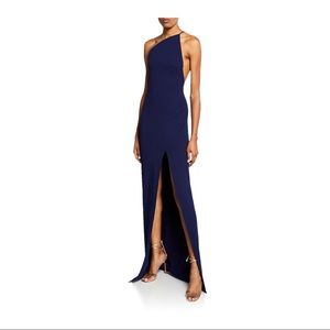 Solace London Petch Dress in Navy